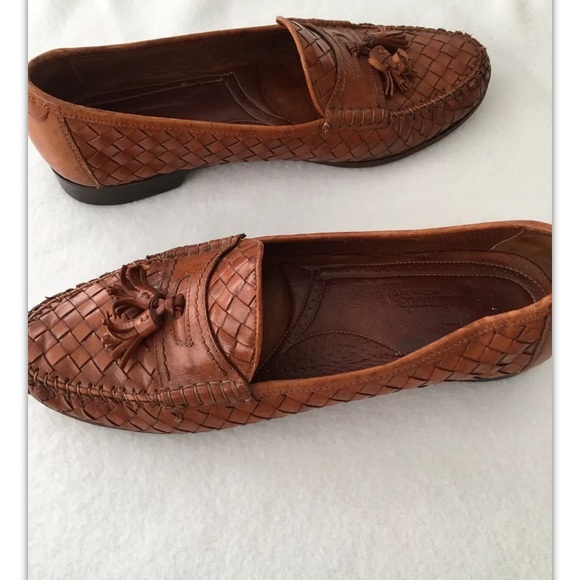 Allen Edmonds Tobago Tassel Loafers Mens Size 11 2E Brown Leather Italy main image 7